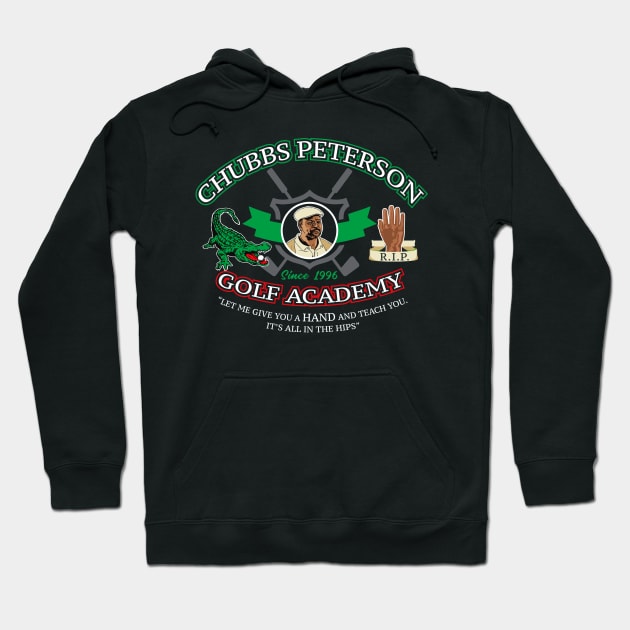 Chubbs Peterson Golf Academy Hoodie by Alema Art